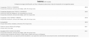 Costos del Congreso