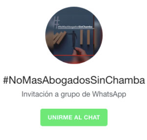 #nomasabogadosinchamba