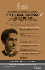 Segundo Ciclo Cultural Facultad Derecho UdeChile