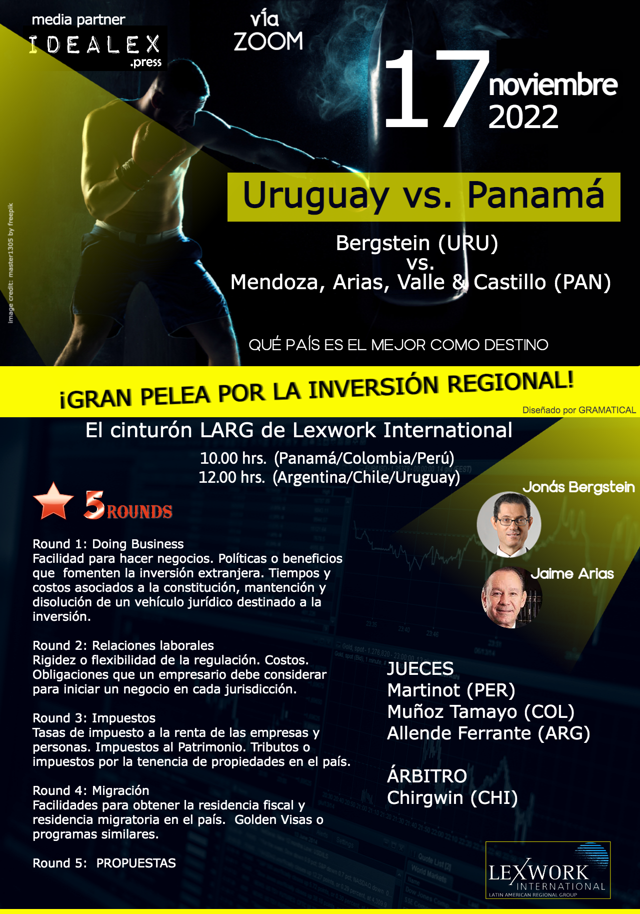 Gran Pelea Por La Inversión Regional De Lexwork International - Idealex